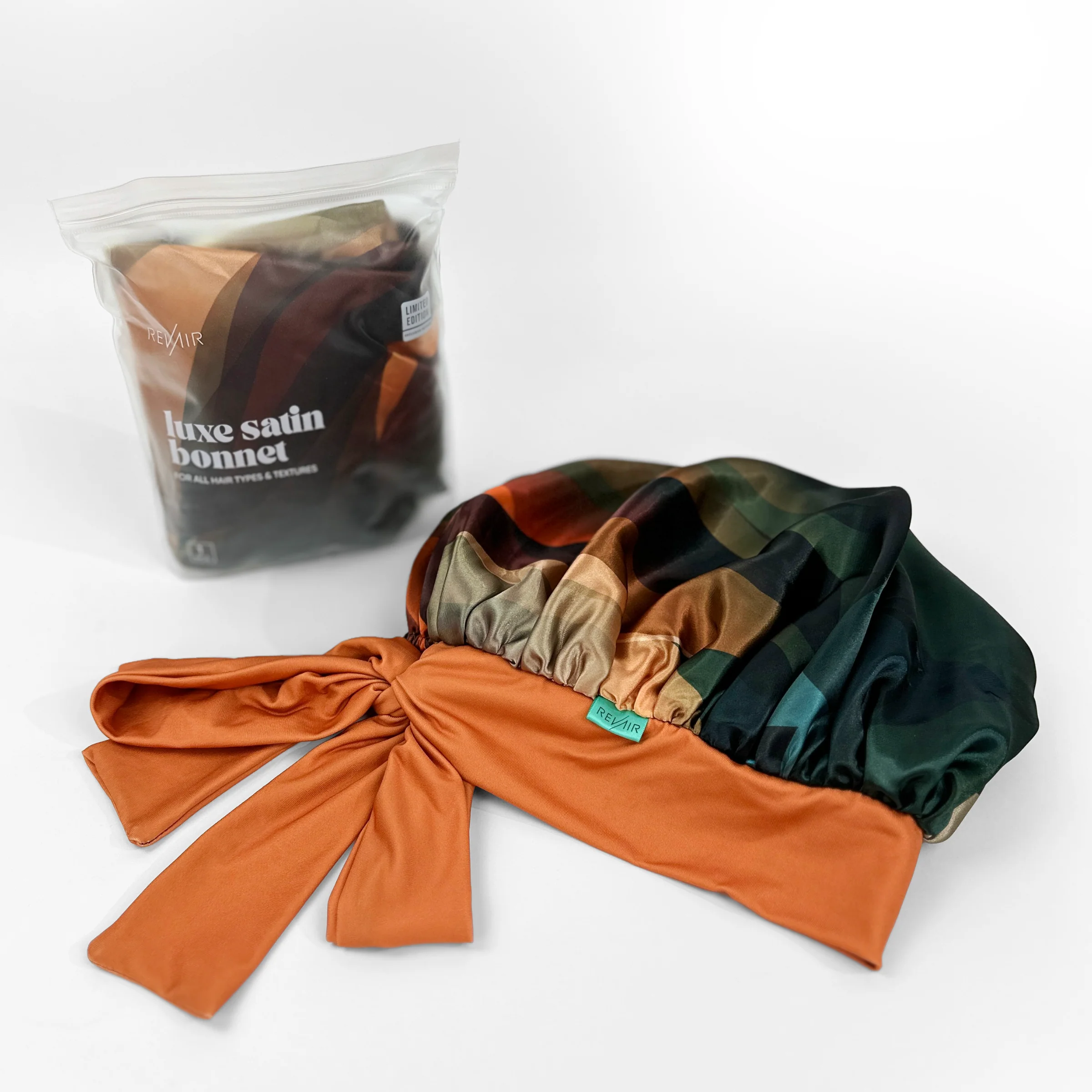 Luxe Satin Bonnet - Limited Edition Cinnamon Swirl Collection - Image 4