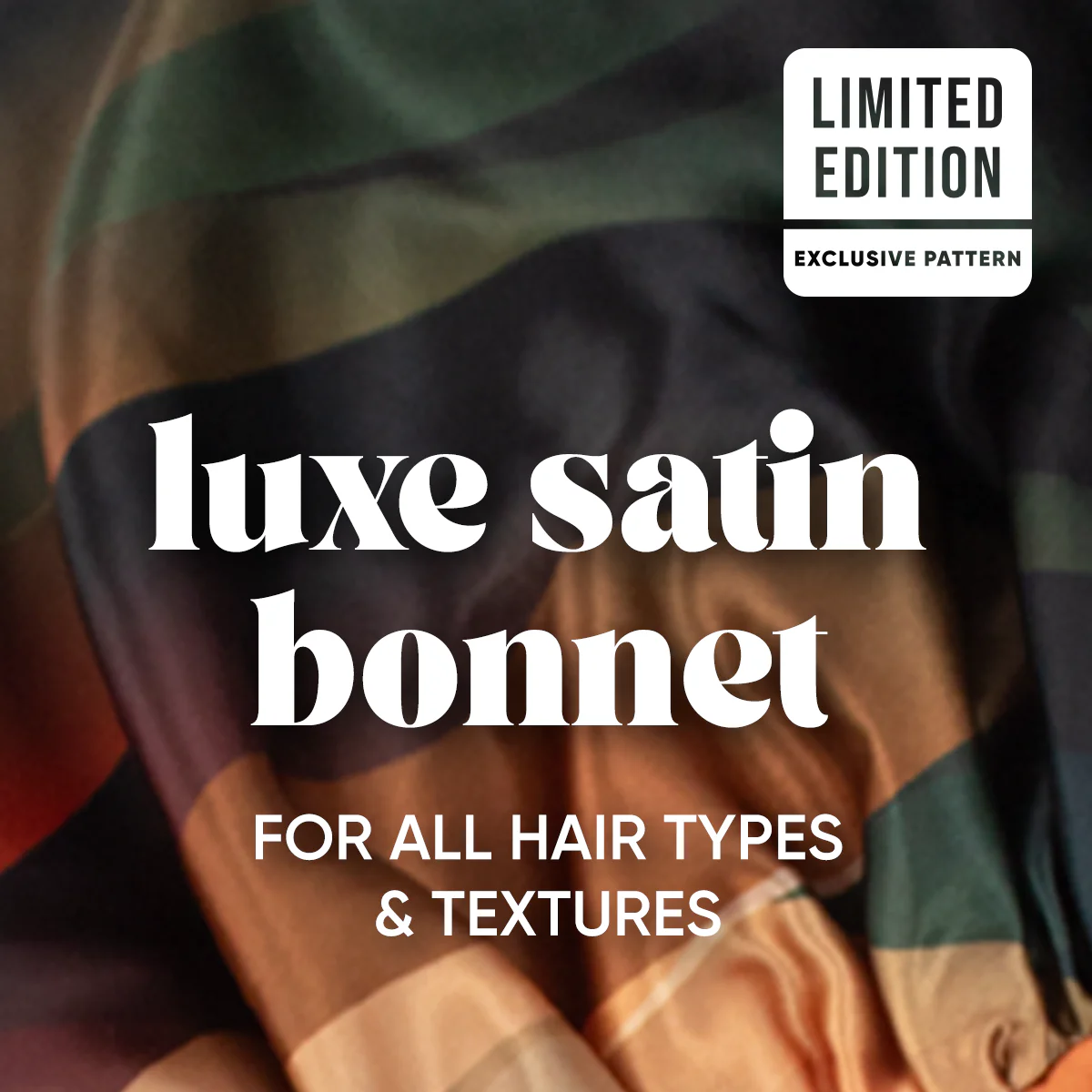 Luxe Satin Bonnet - Limited Edition Cinnamon Swirl Collection - Image 8