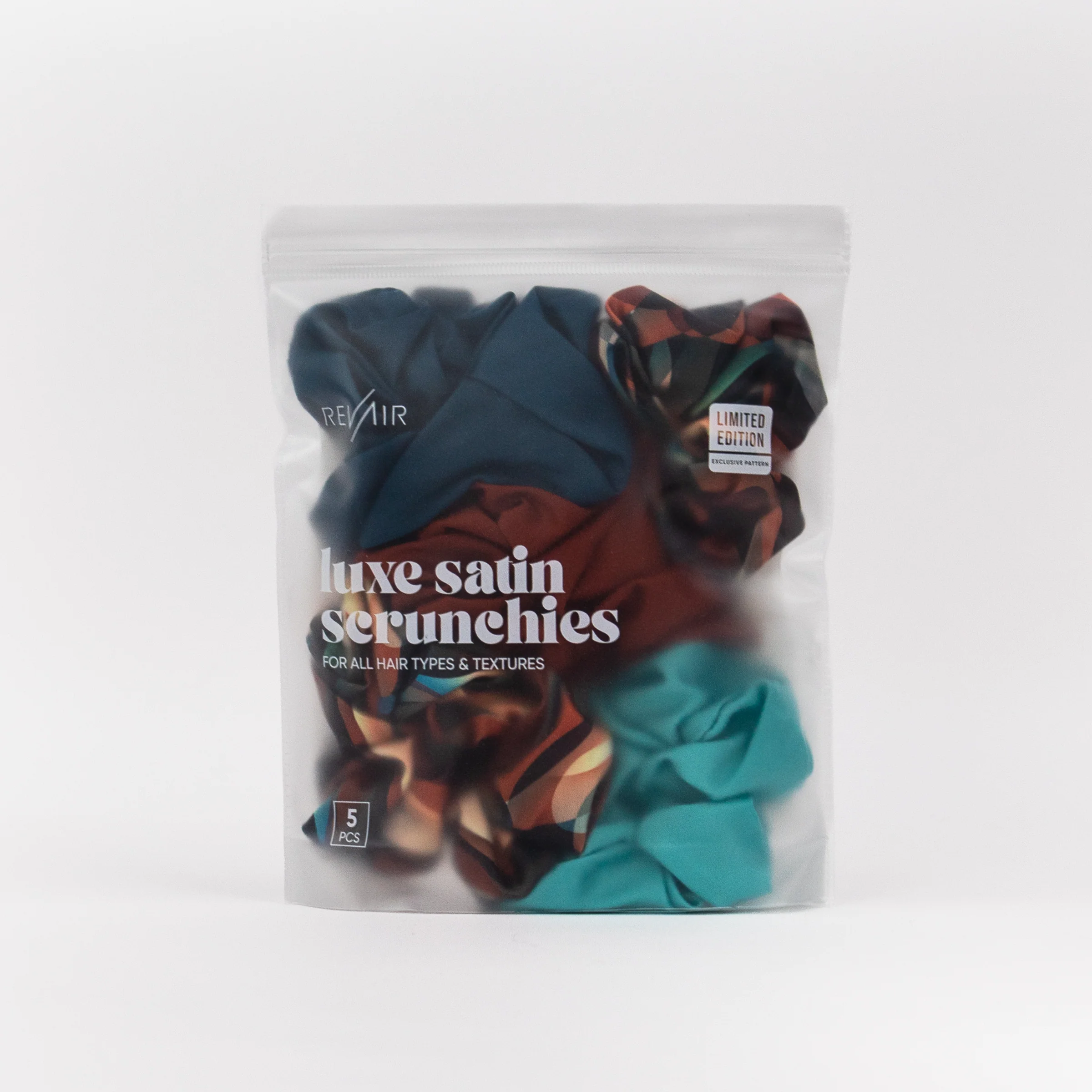 Luxe Satin Scrunchies (5-pack) - Limited Edition Cinnamon Swirl Collection - Image 10