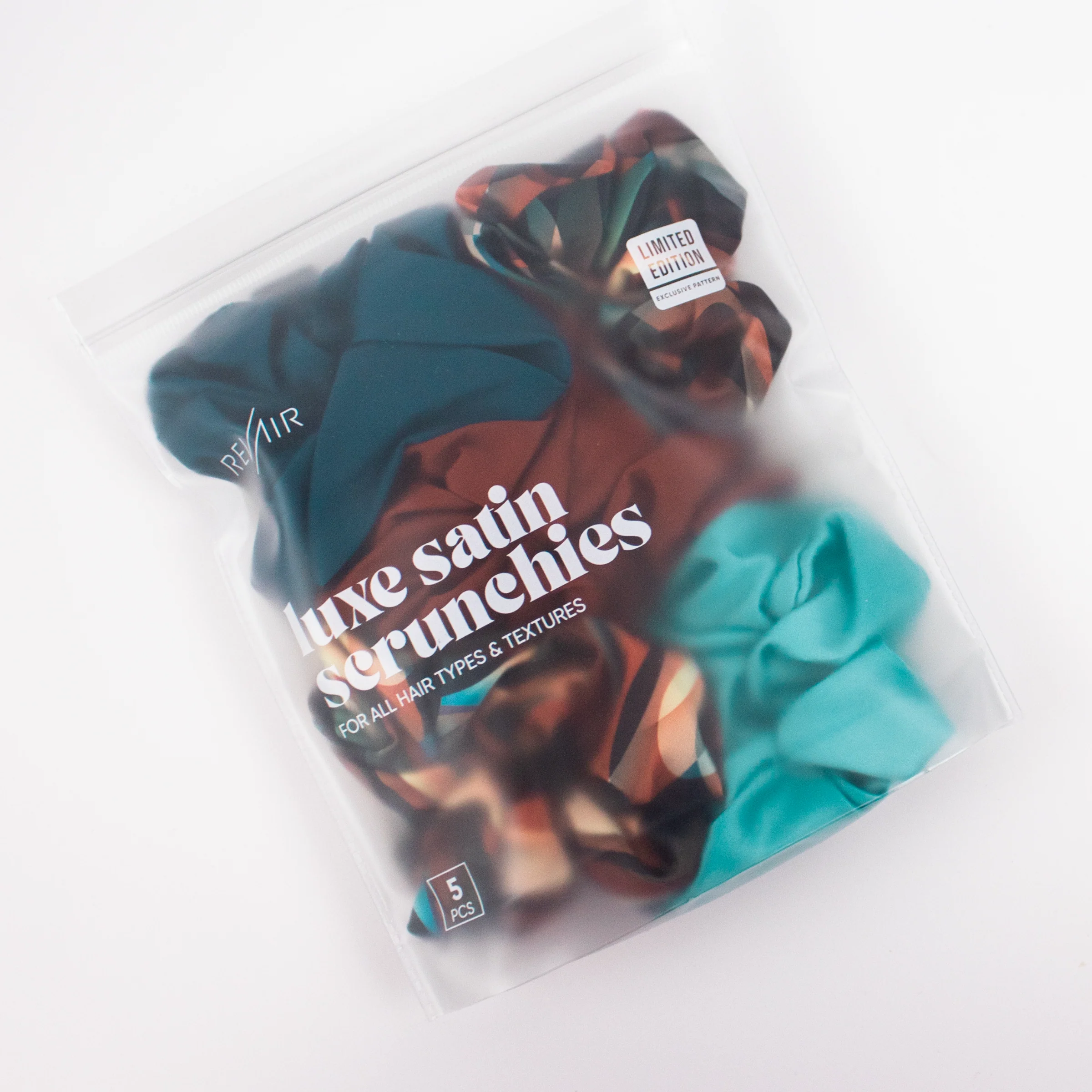 Luxe Satin Scrunchies (5-pack) - Limited Edition Cinnamon Swirl Collection - Image 9